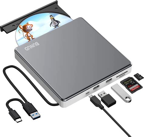 External CD/DVD Drive for Laptop, USB 3.0 Portable .